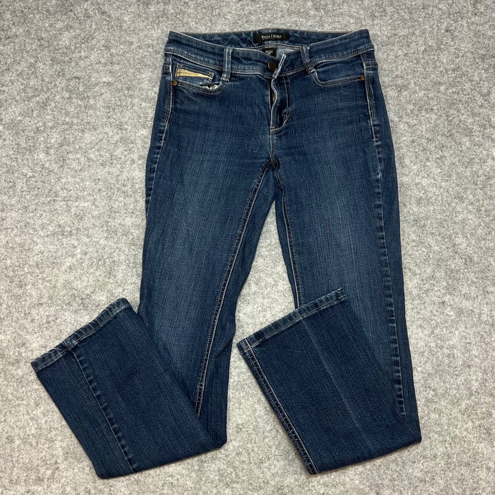 White House Black Market Bootcut Dark Wash Jeans Women Size OR